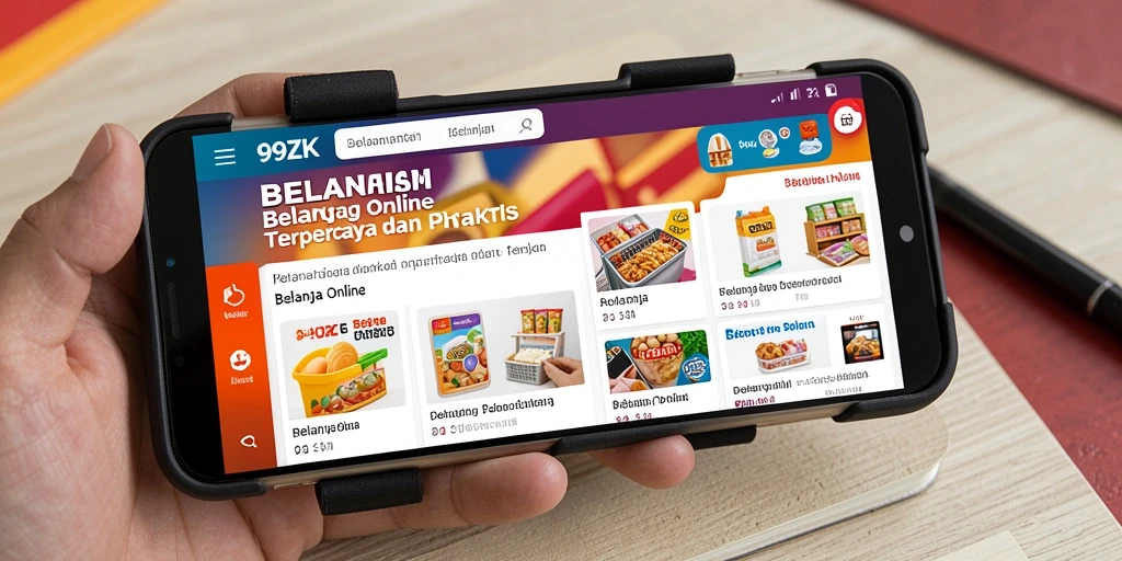 Tampilan antarmuka aplikasi 99ZK yang menarik dan intuitif.