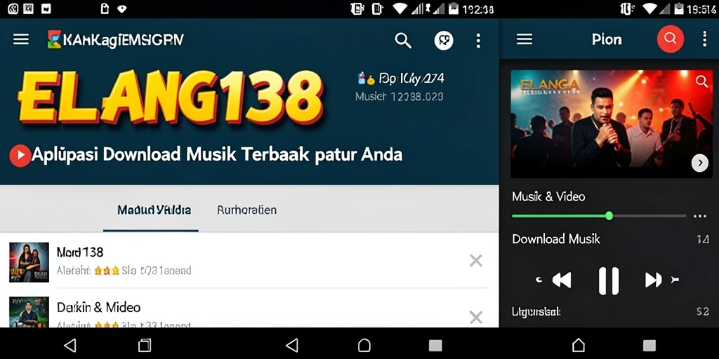 Antarmuka pengguna ELANG138 yang sederhana dan efisien untuk Download Musik.