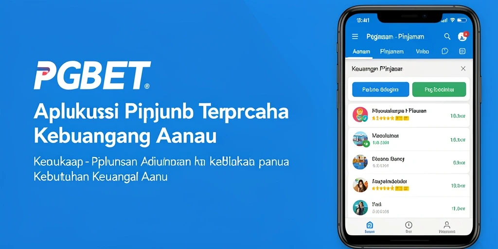 Antarmuka pengguna PGBET yang sederhana dan intuitif.