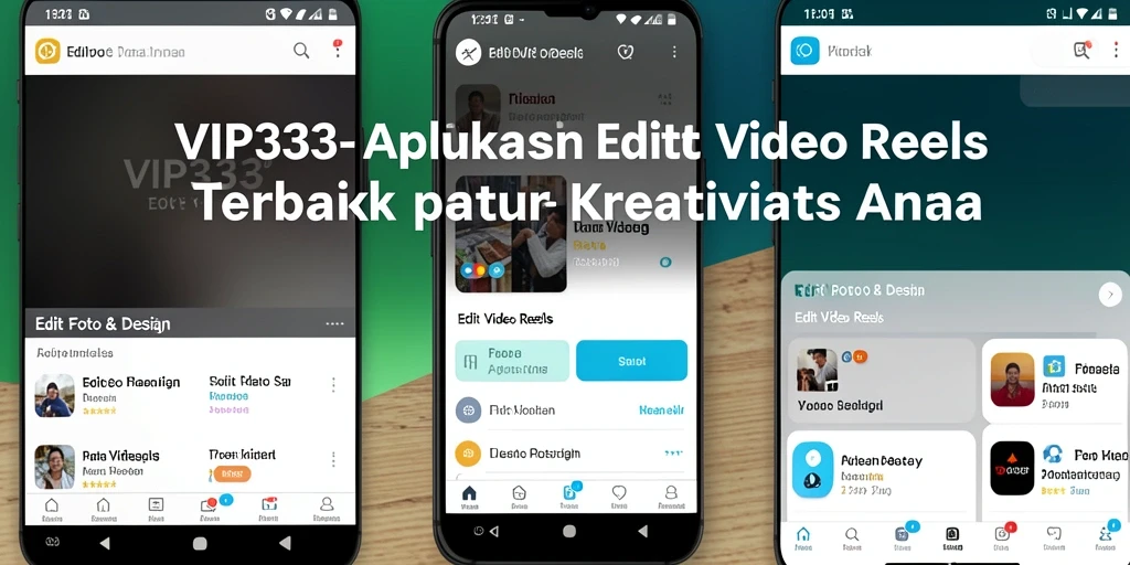 Tampilan antarmuka aplikasi VIP333 yang modern dan fungsional.